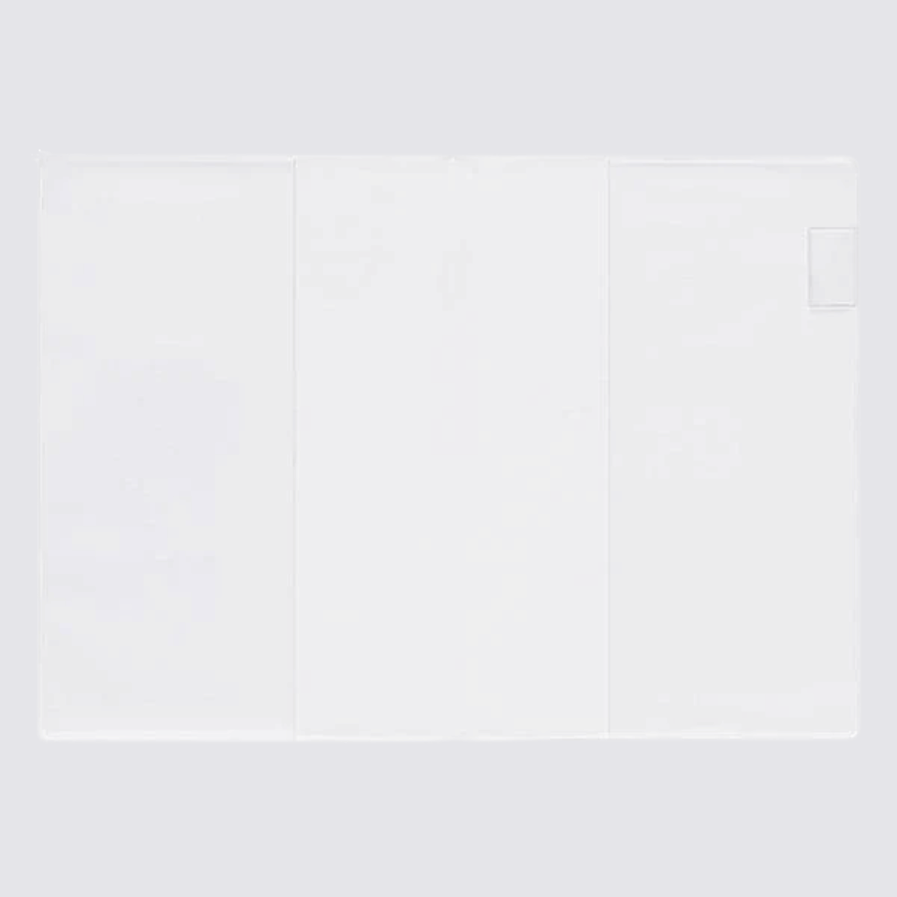 clear plastic notebook cover