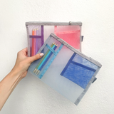 Mesh Pouch - Light Blue