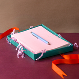 Cowrie Notebook and Pen Duo - Primo Gel Pen / Dot Grid Paper
