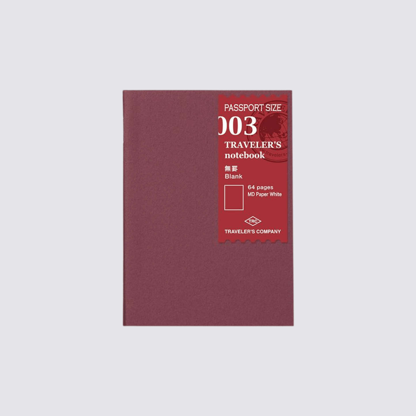 passport refill traveler's notebook plain