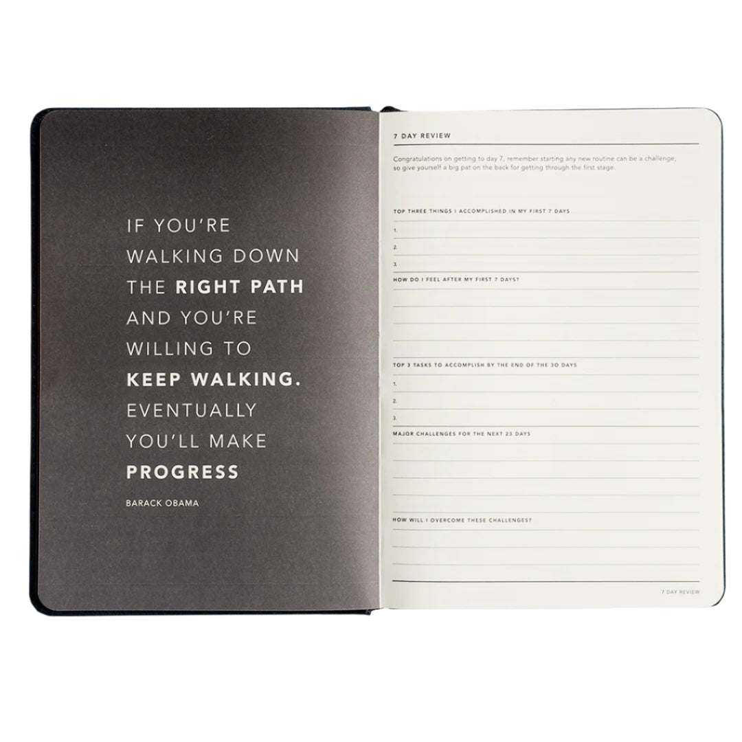 90 Day Progress Journal - Pink