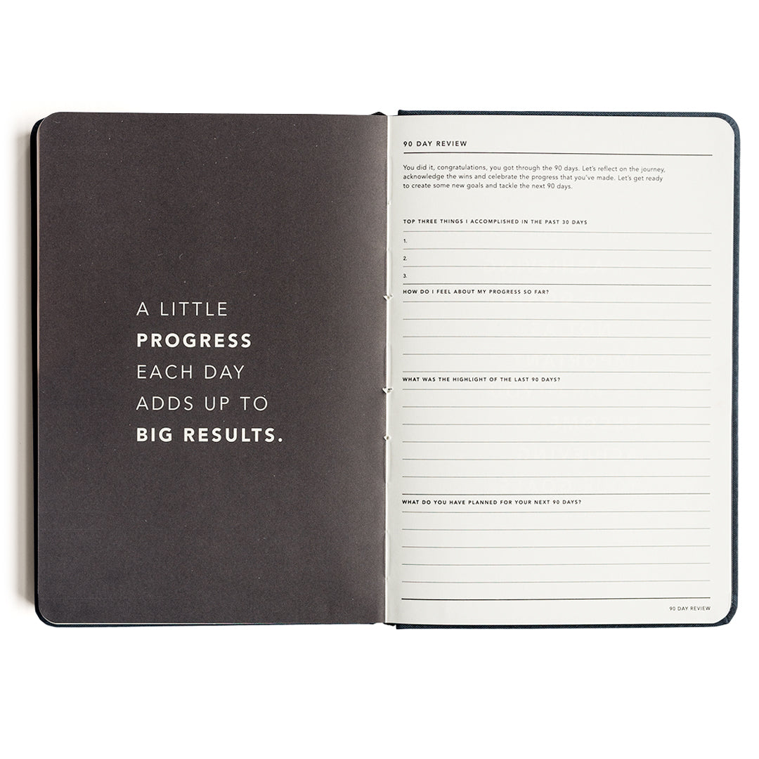 90 Day Progress Journal - Pink