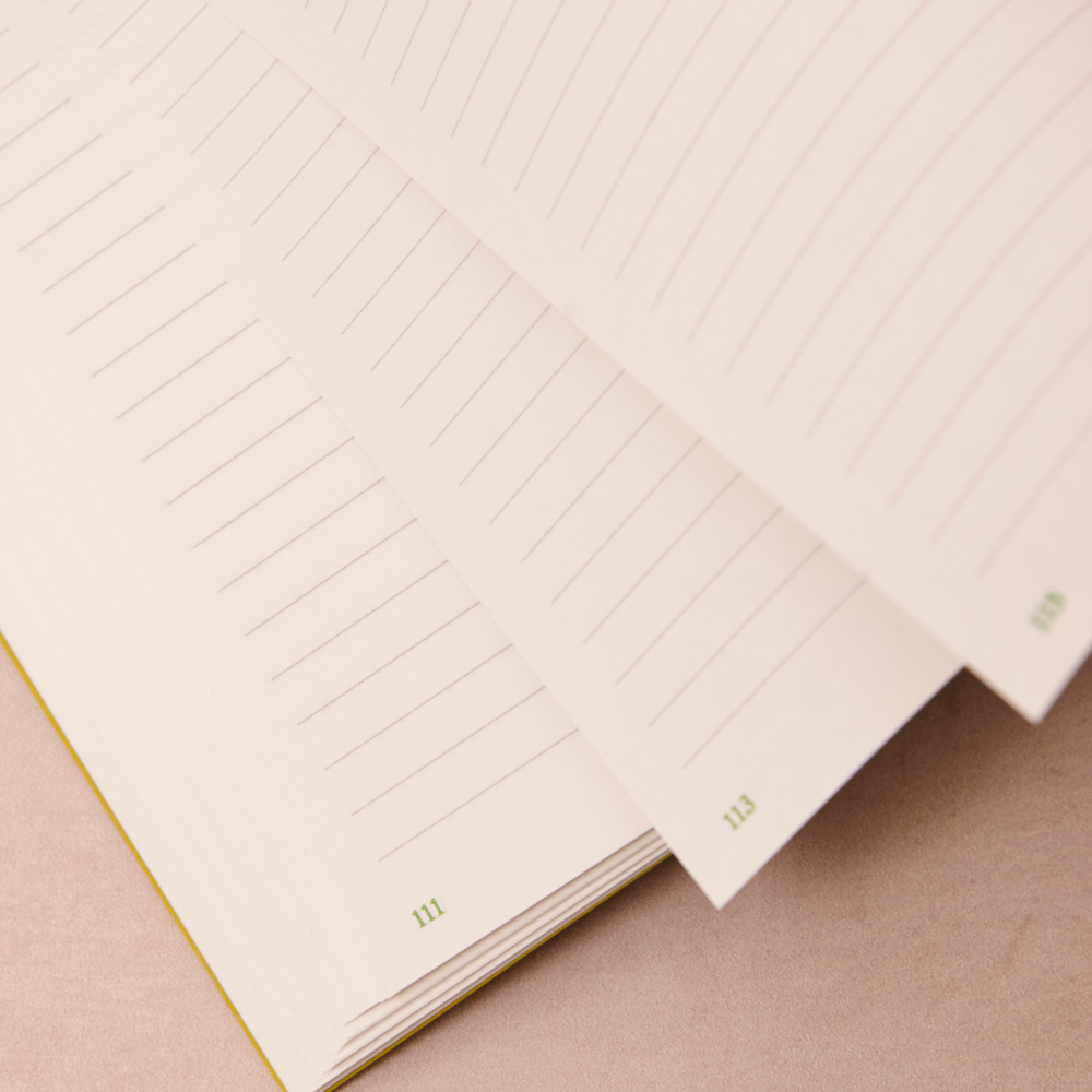 Ruled paper notebooks