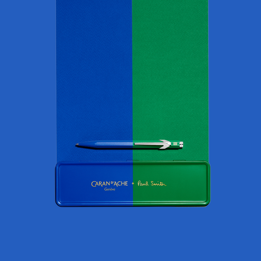 Paul Smith 849 Ballpoint - Cobalt & Emerald