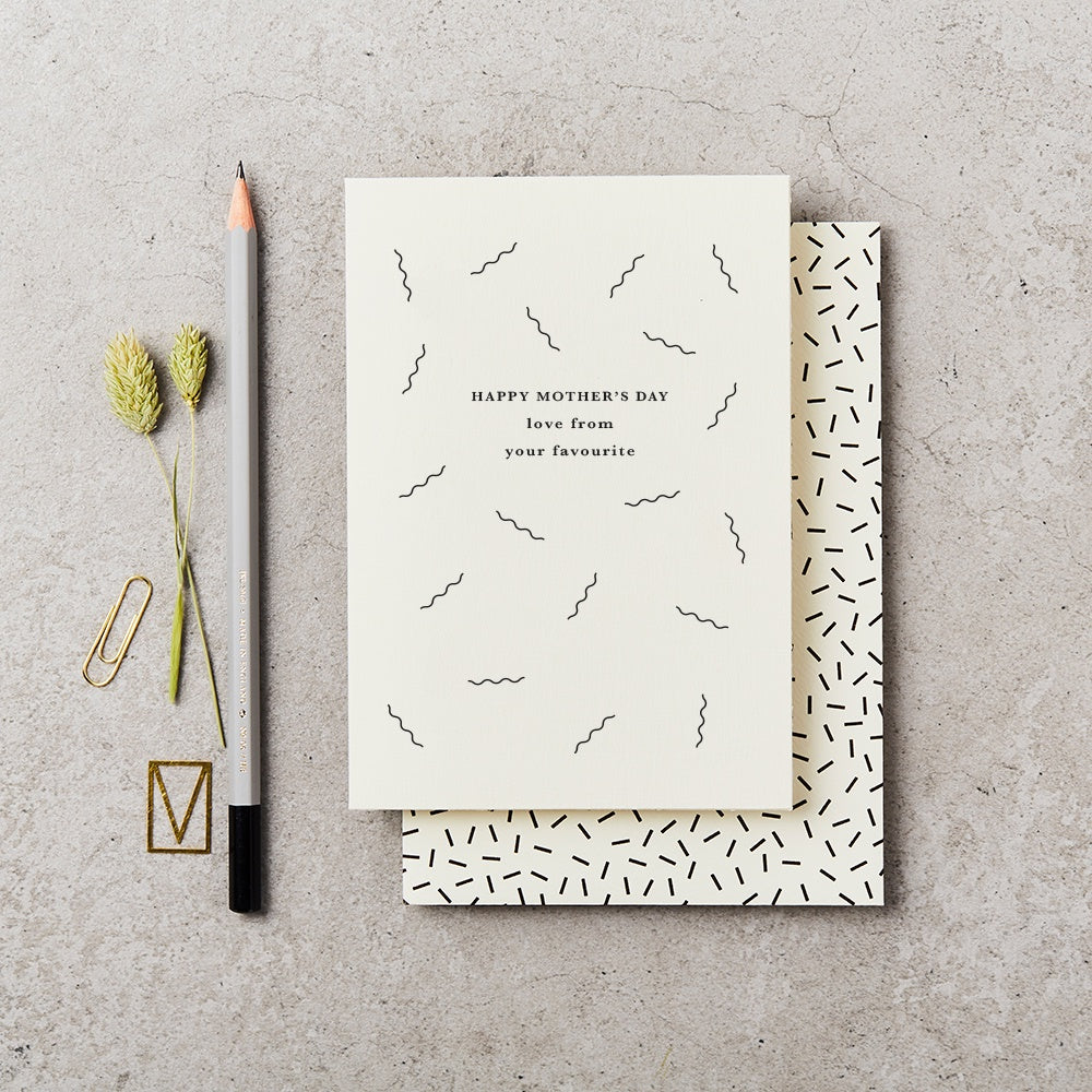 Squiggle Mother's Day Card