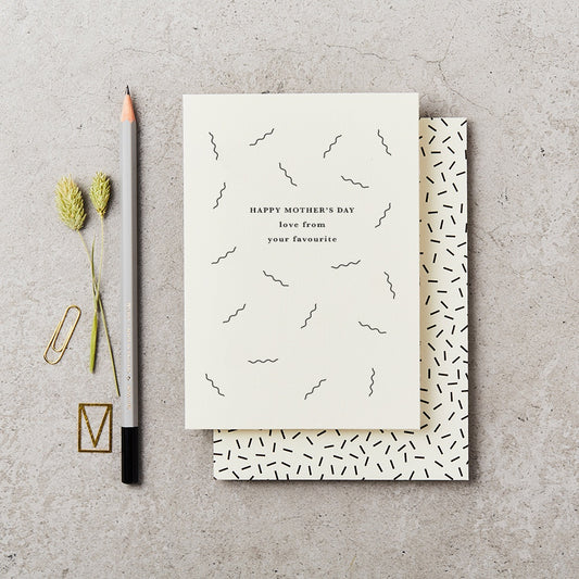 Squiggle Mother's Day Card