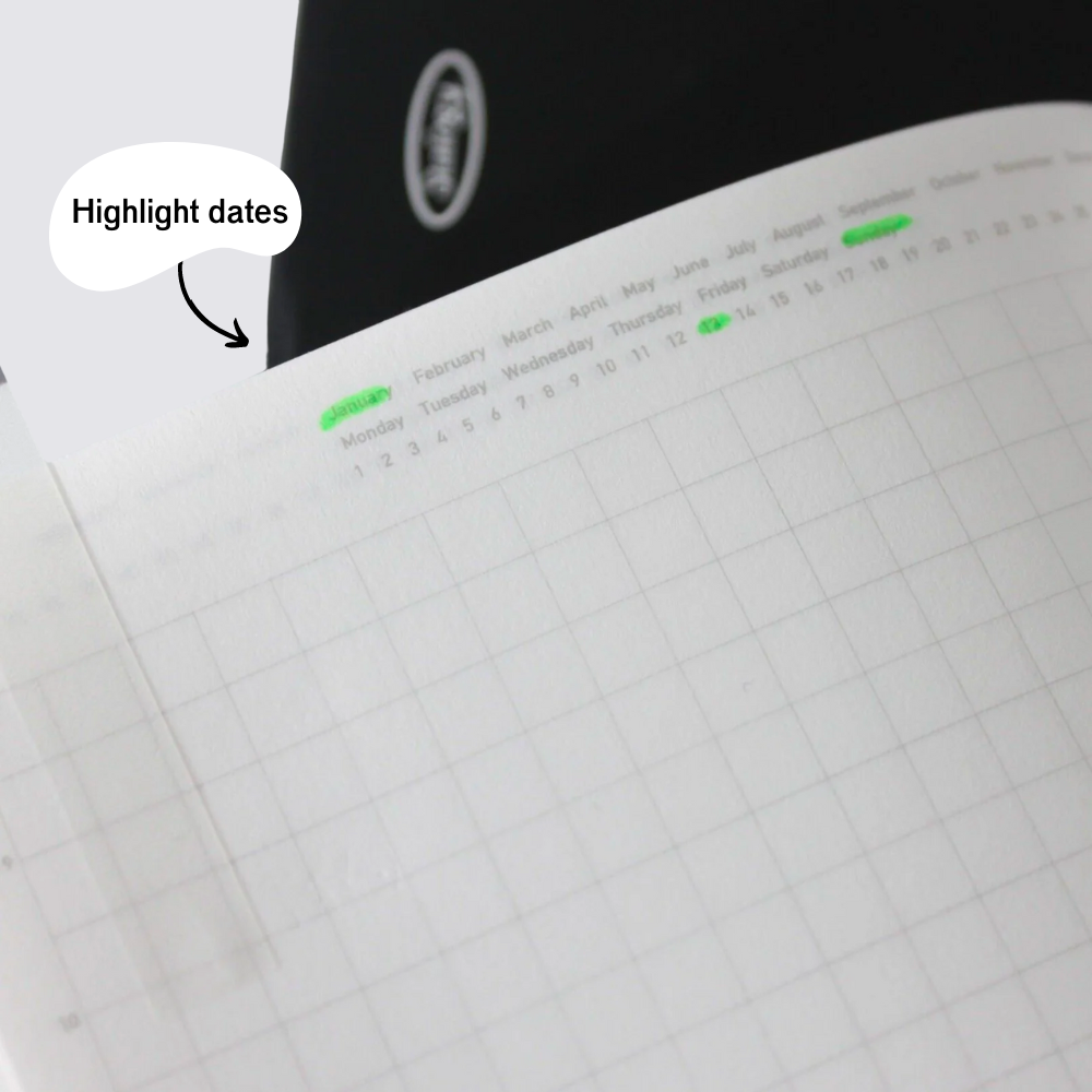 1/2 Year Notebook - A6