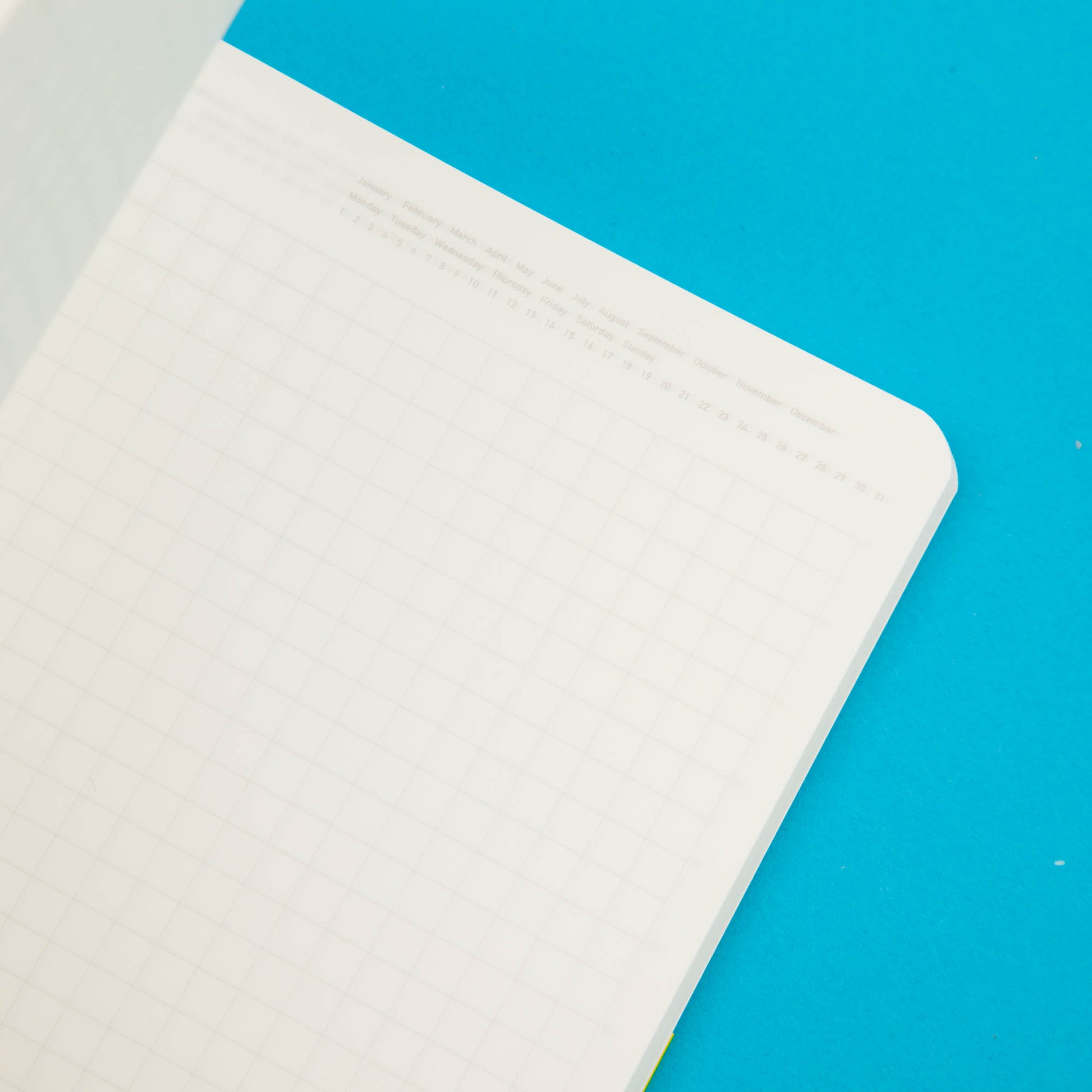 365 Days Graph Notebook - A5 / Blue
