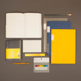 365 Days Grid Notebook - A5 / Black