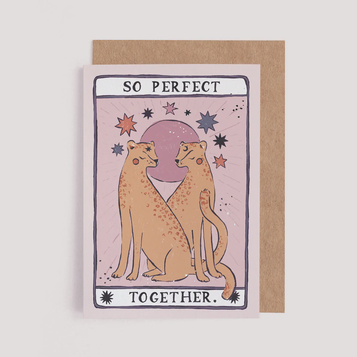 Tarot Leopard Anniversary Card