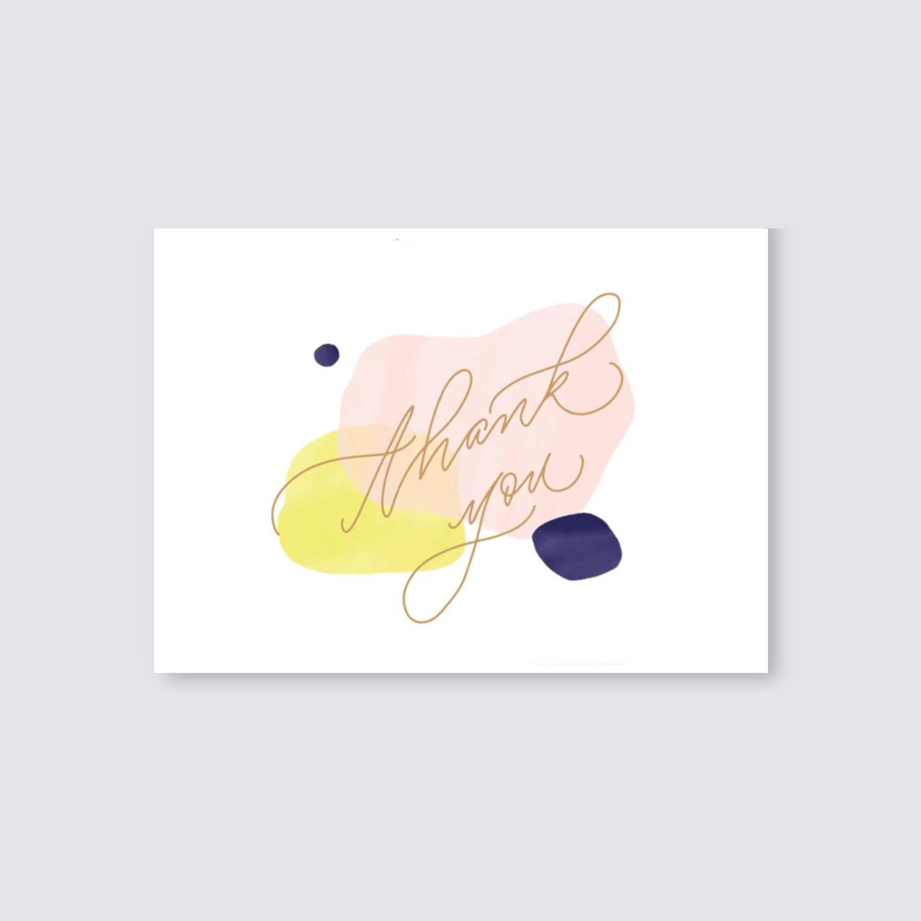 Thank You Script Card