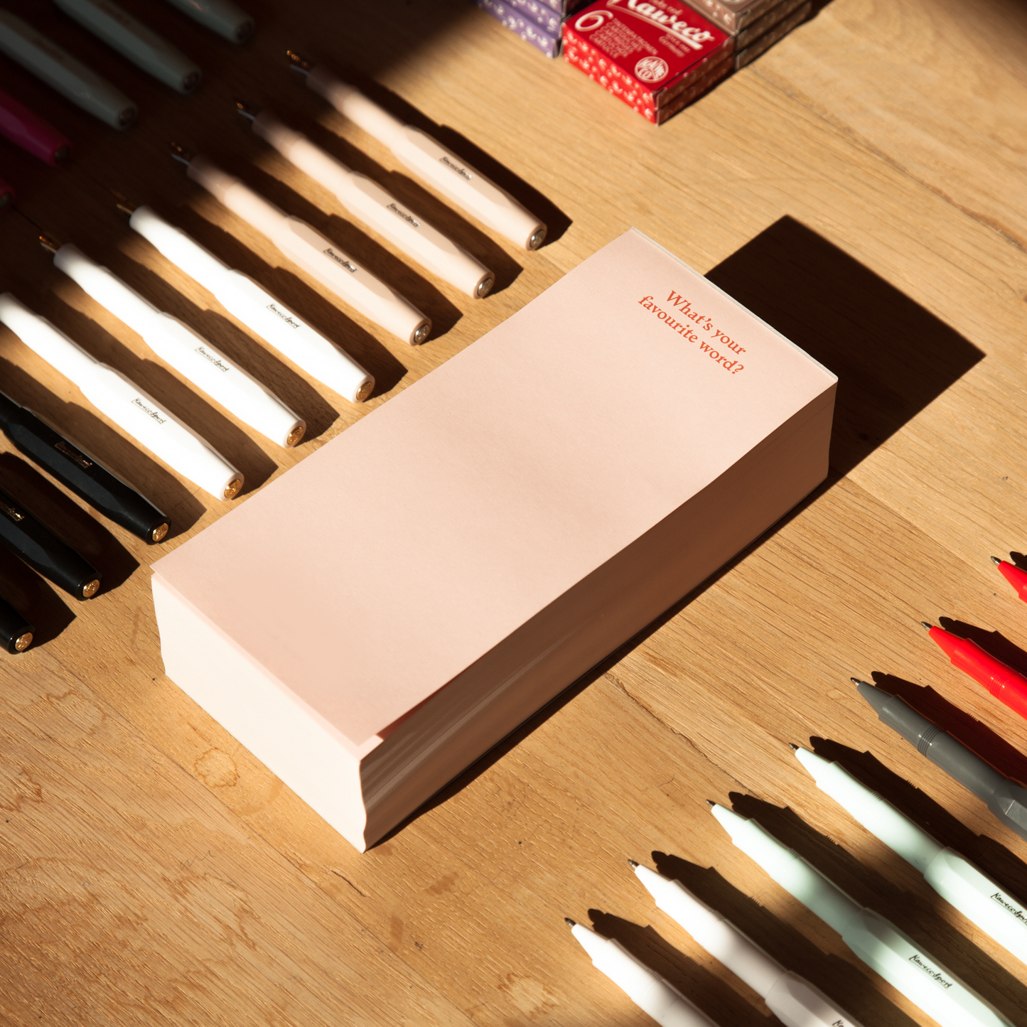 Thick chunky notepad