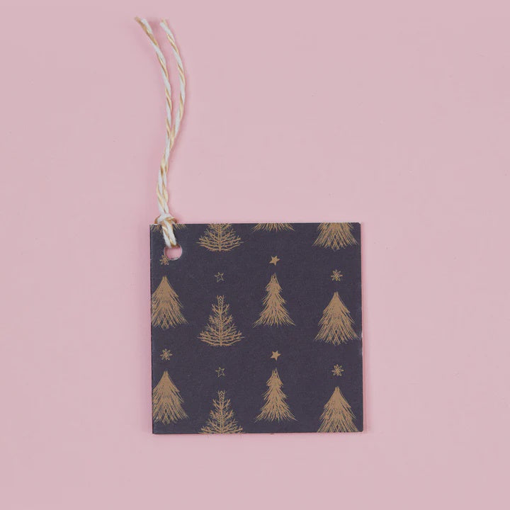 Gift Tags - Purple Tree (Set of 6)