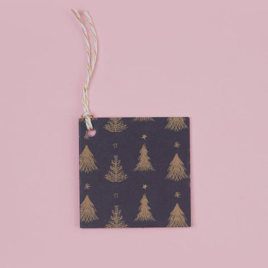 Gift Tags - Purple Tree (Set of 6)