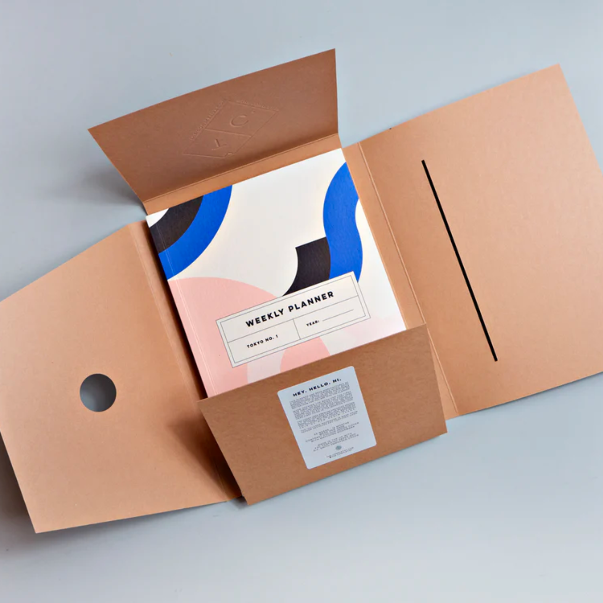 Undated Weekly Planner in box