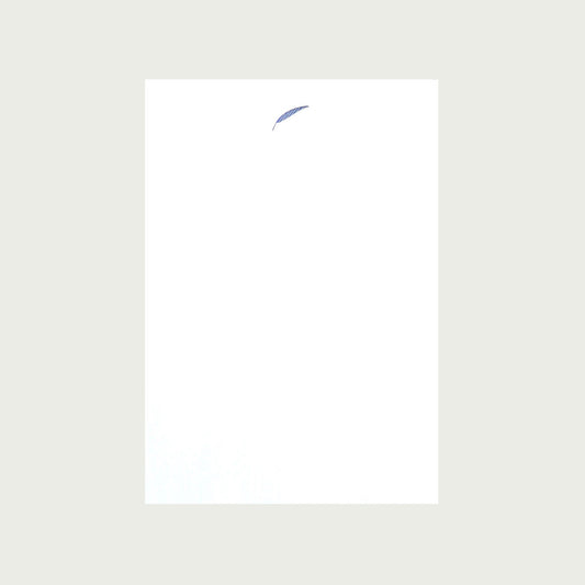 A4 Letter Pad - Blue Palm