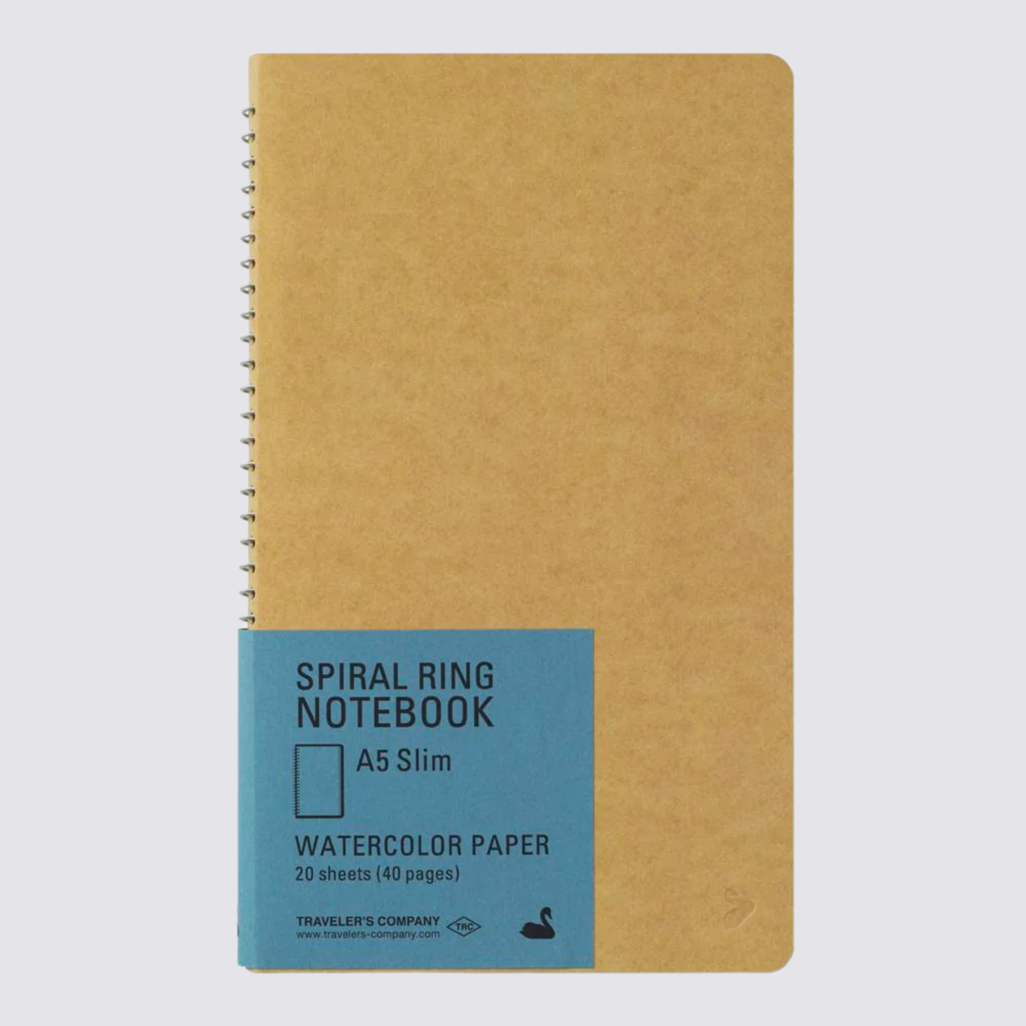 Watercolour Paper Notebook - A5 Slim