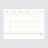 Desk Planner - Daisy Print