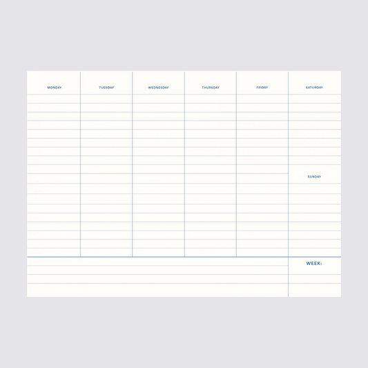 Desk Planner - Daisy Print