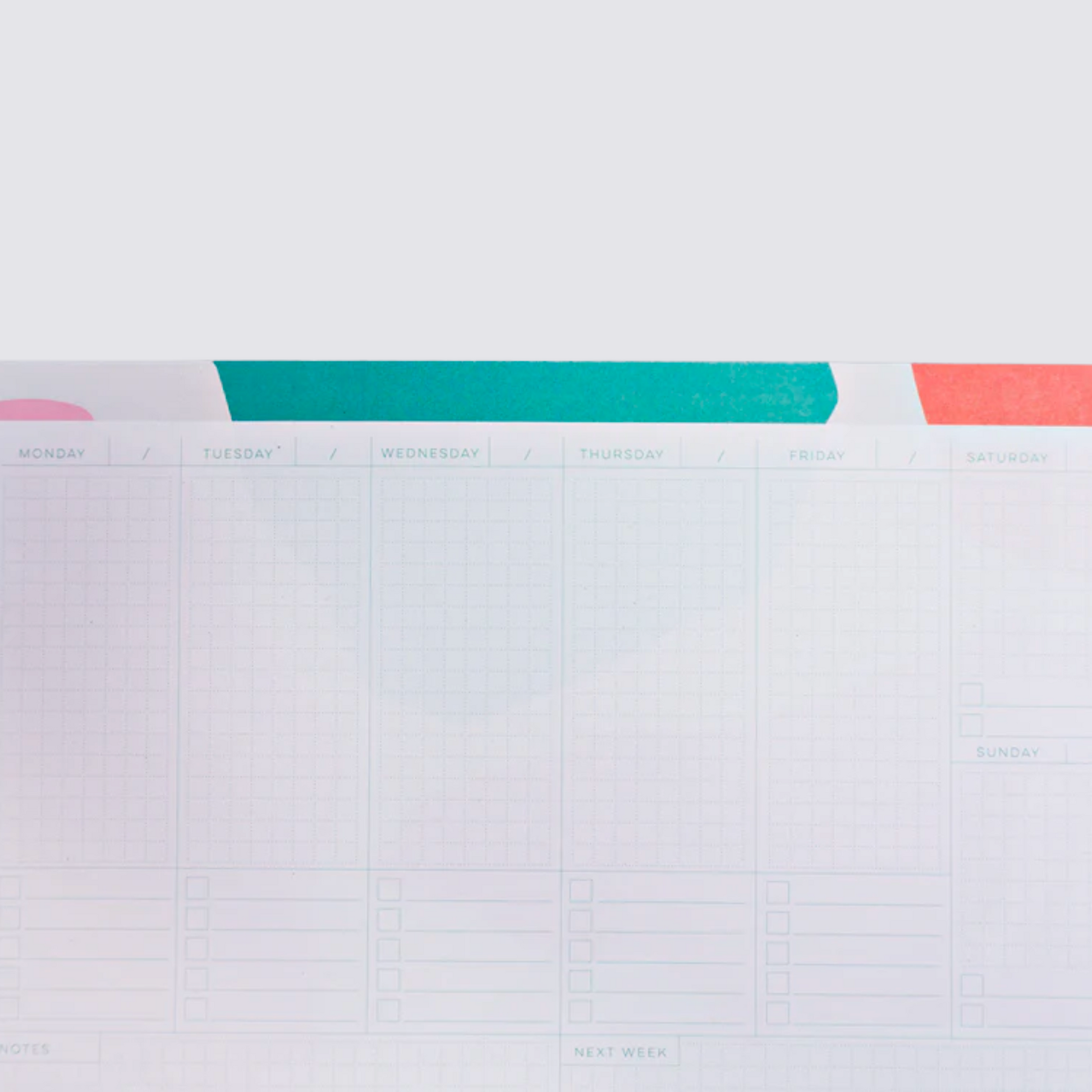 Weekly Desktop Planner Pad - Giant Rips