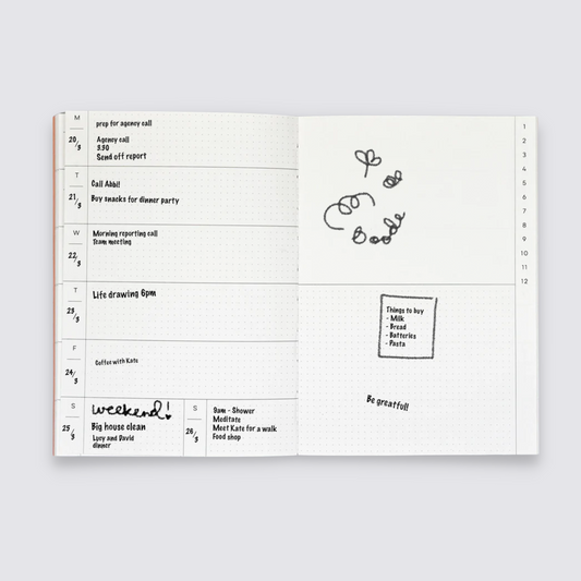 Weekly Undated Planner A5 - Tokyo No. 1