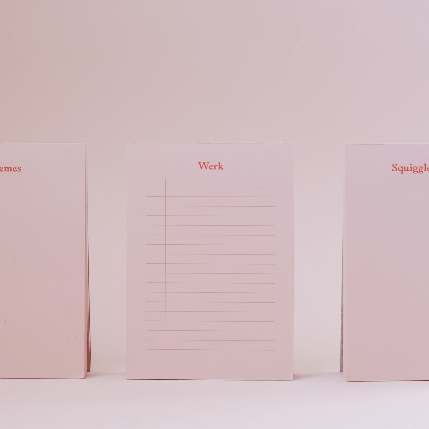 The Squiggle Room Block - Misty Pink