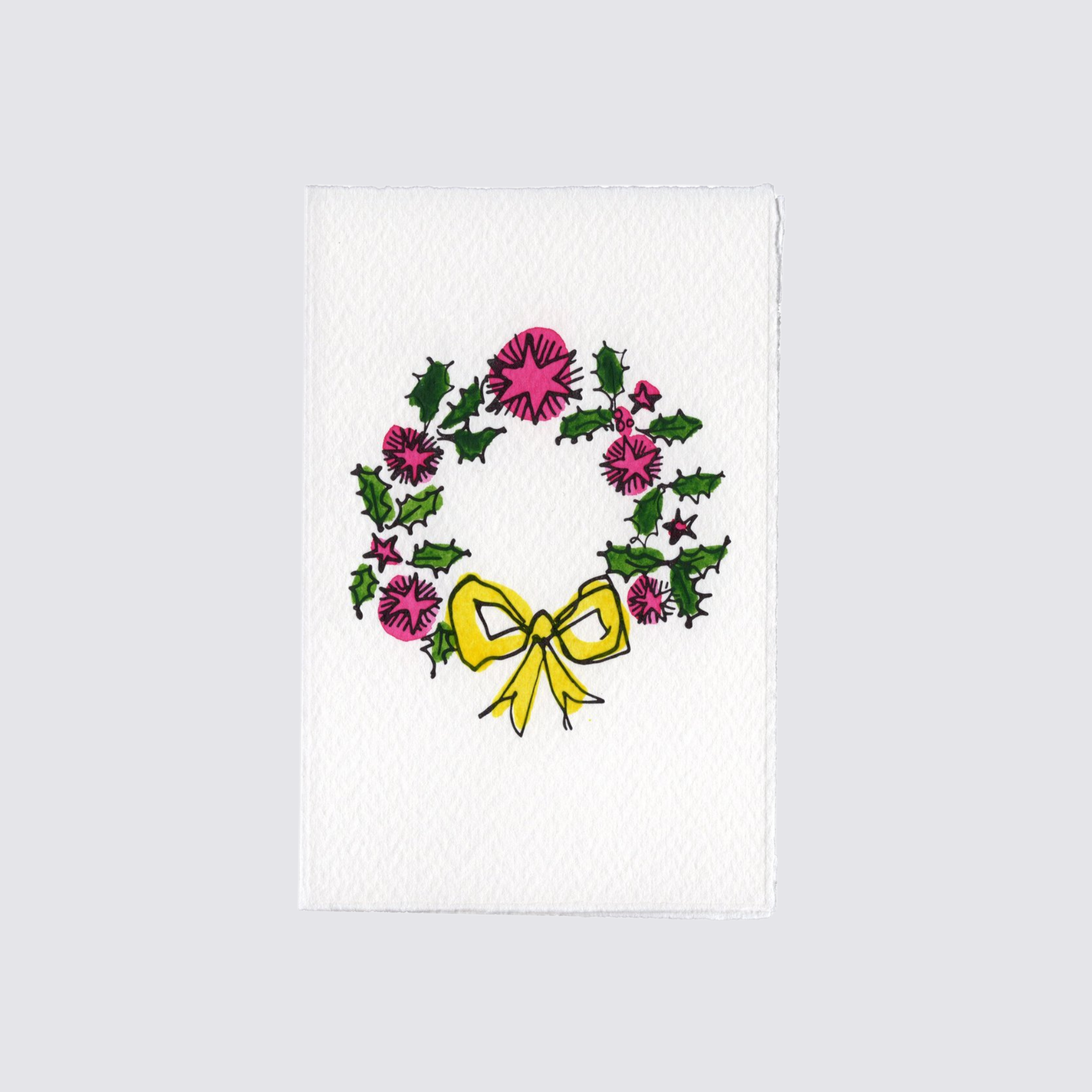 Wreath Christmas Card
