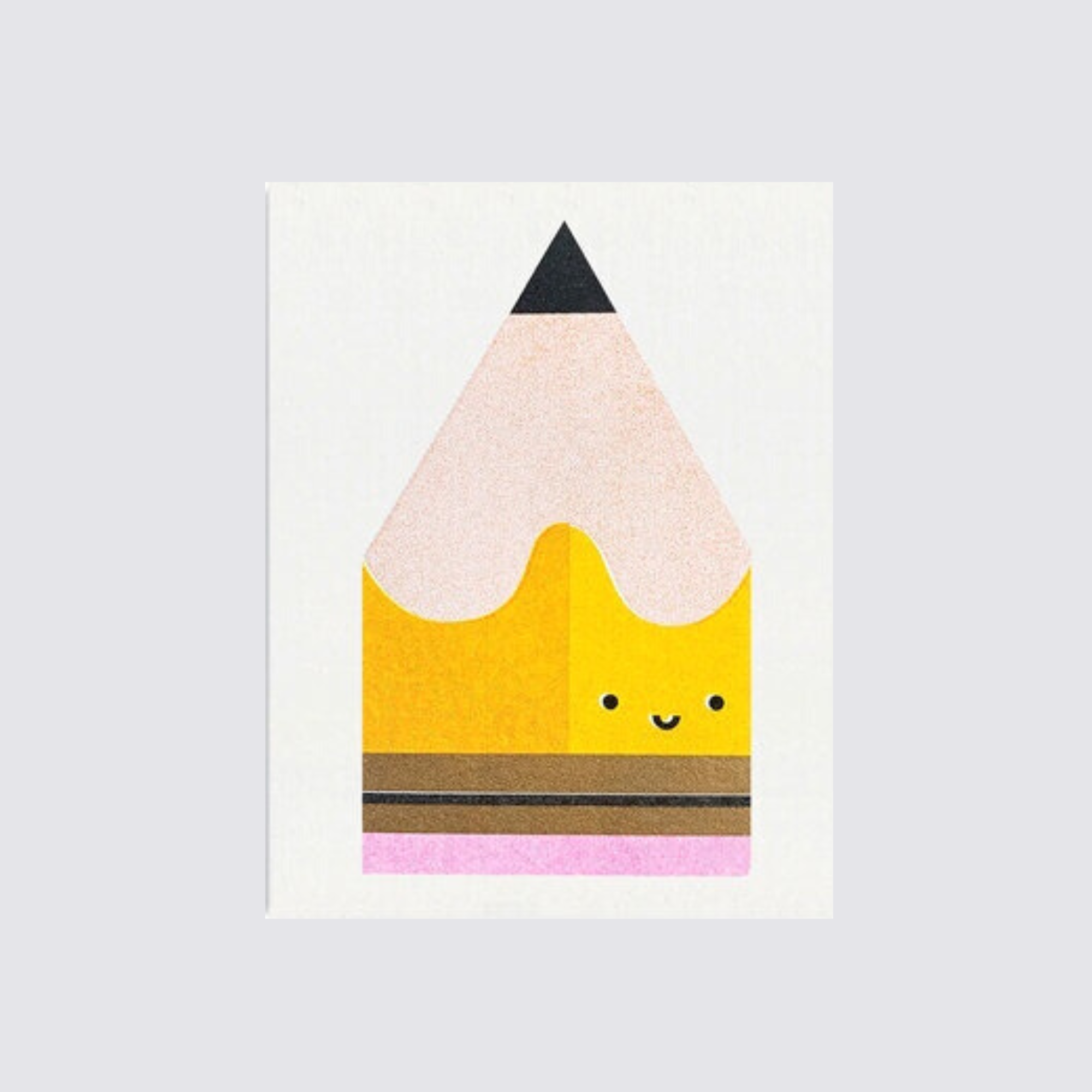 Yellow Pencil Mini Card