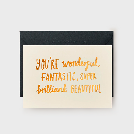 Wonderful, Fantastic Foiled