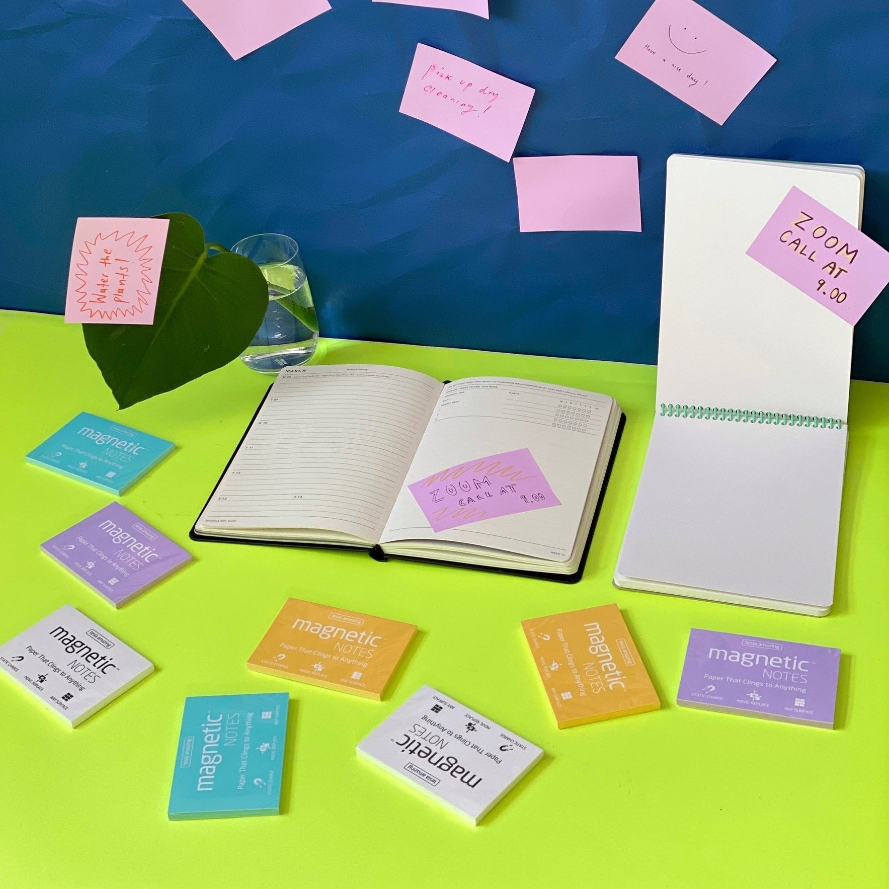 Small Magnetic Notes - White