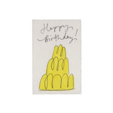 Yellow Jelly Birthday Card