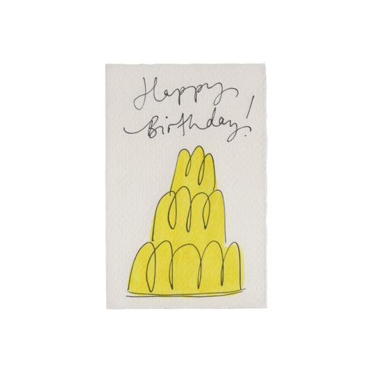 Happy Birthday Yellow Jelly Card