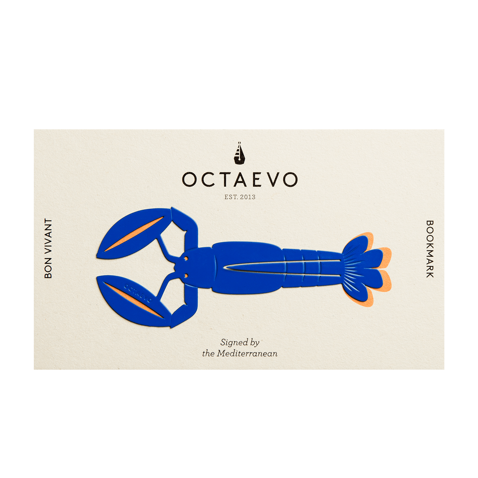 Bon Vivant Lobster Bookmark