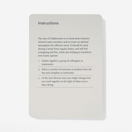 Collaboration Card Set