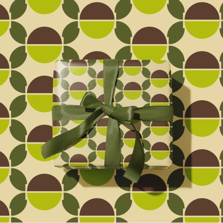 70s style wrapping paper