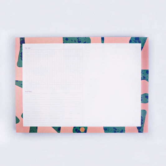 Desk Organiser Pad - Terrazzo Shapes
