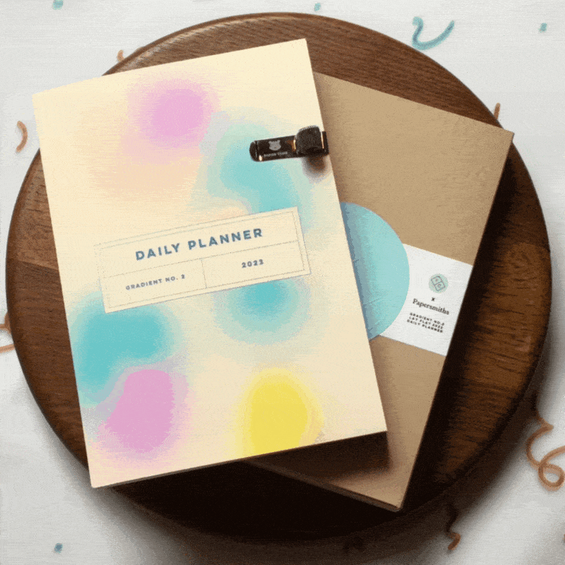 The Completist x Papersmiths Daily Undated Planner - Gradient