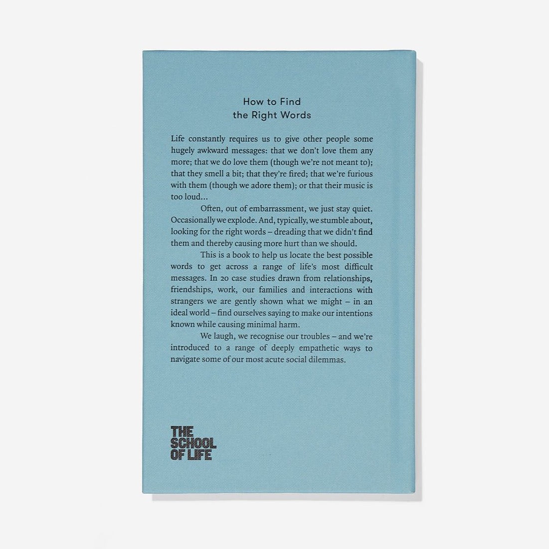 how to find the right words blurb