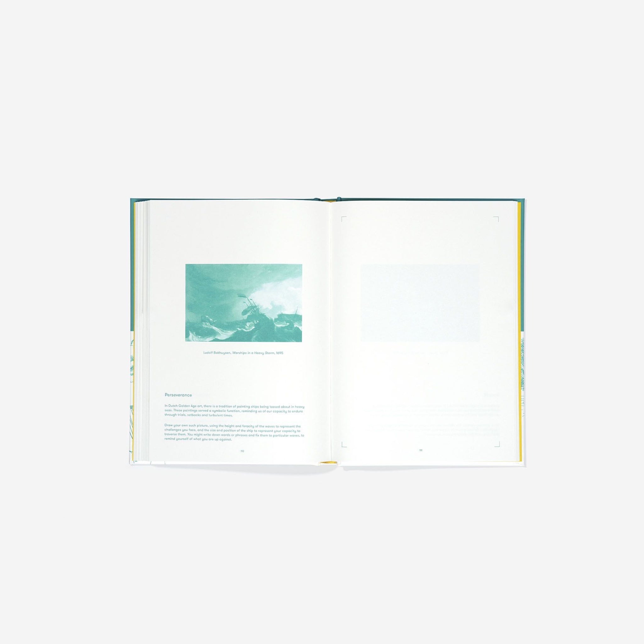 open pages drawing as therapy book