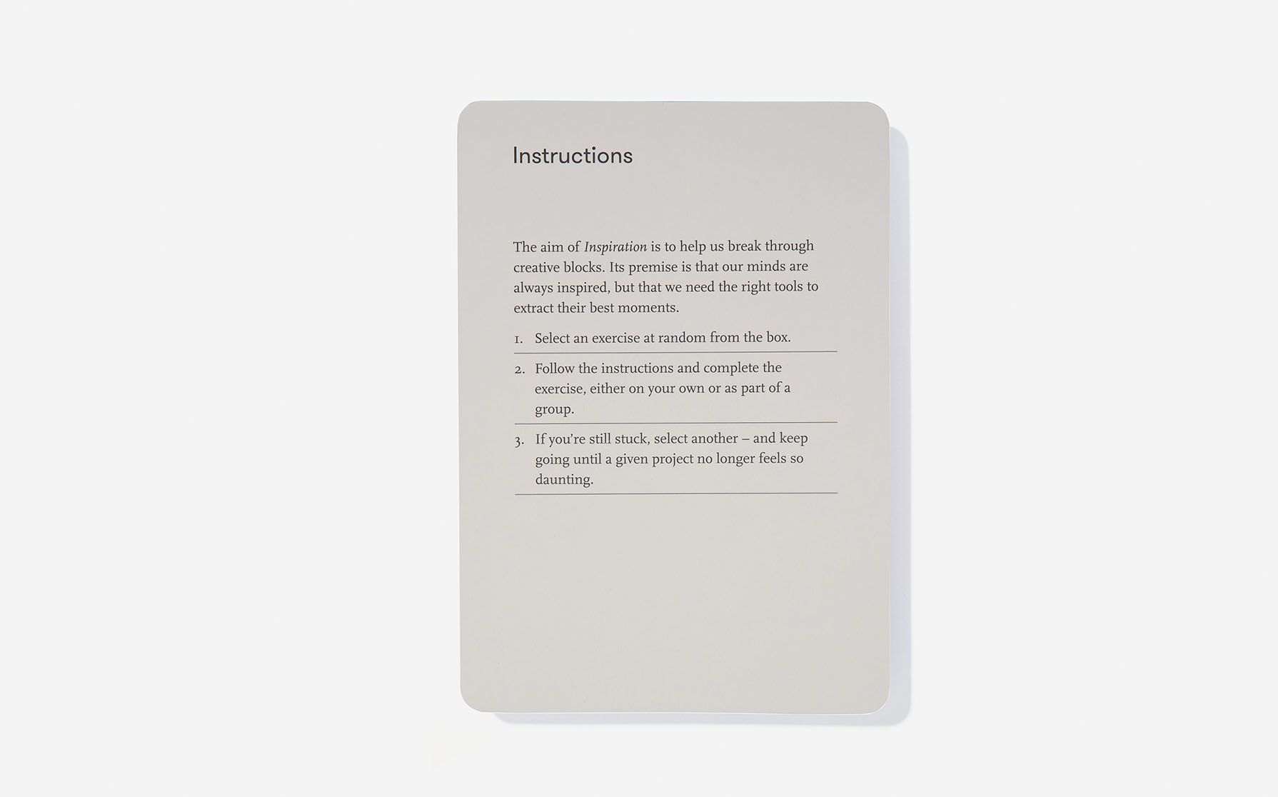 Inspiration Card Set