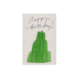 Green jelly illustrated birthday card