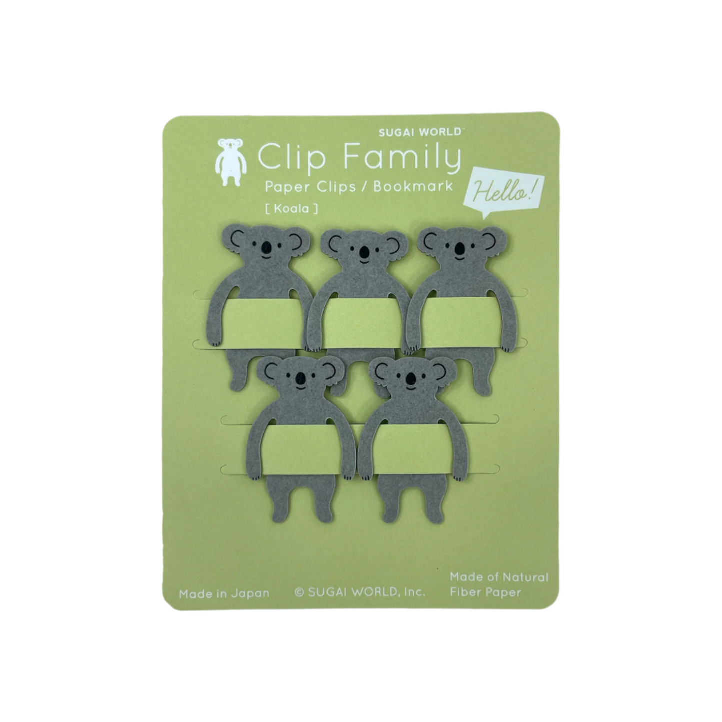 koala bookmark clips