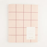 light pink notebook