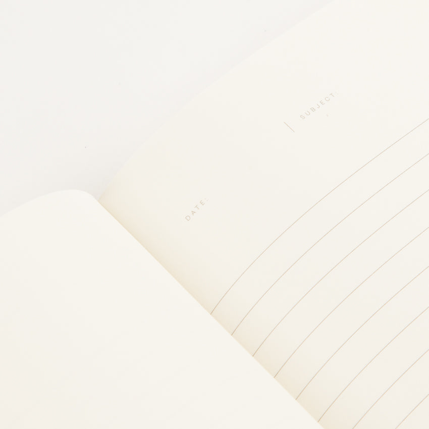 date and subject notebook